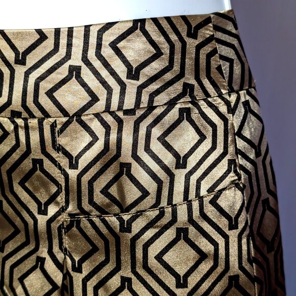 MEXX NWT SATIN skirt Sz 36 or M or 30 Waist PLEATED POCKETS  SILKY SOFT OFFICE - Picture 3 of 13